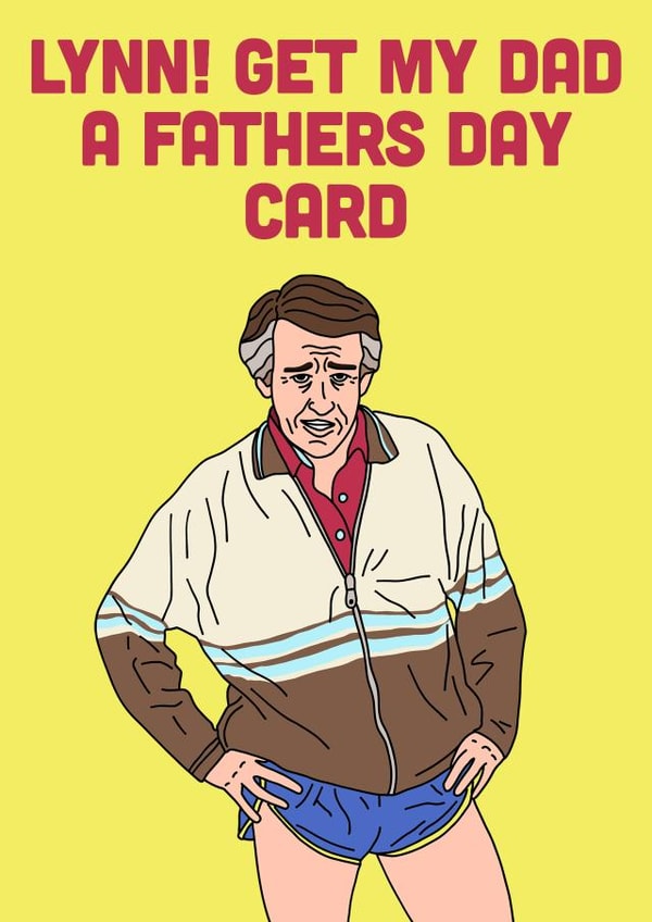 Lynn! Get my Dad a Fathers Day card created by Swazzdraws
