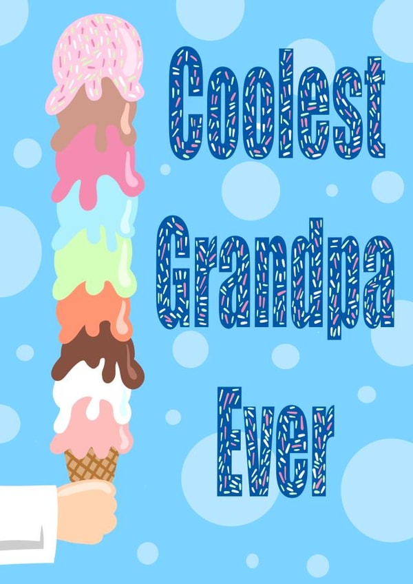 Coolest Grandpa Ever created by Running with Scissors