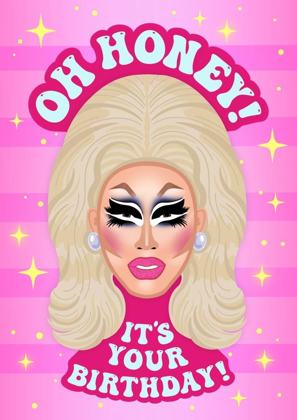 Funny Birthday Card - Trixie Mattel - Drag Race created by Drag Apparel
