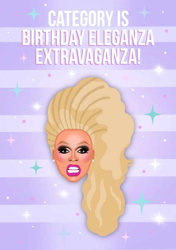 Birthday Eleganza Extravaganza created by Drag Apparel