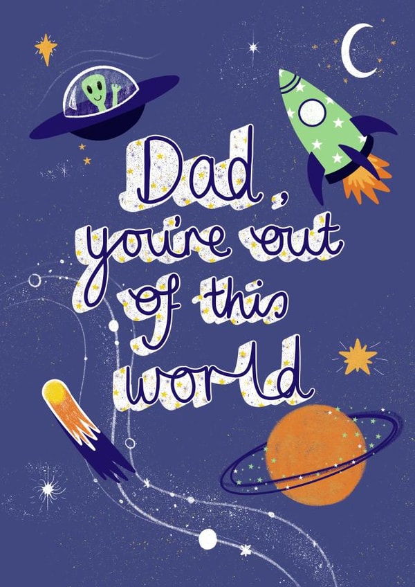 Out of this World Dad created by Soph AC Studio