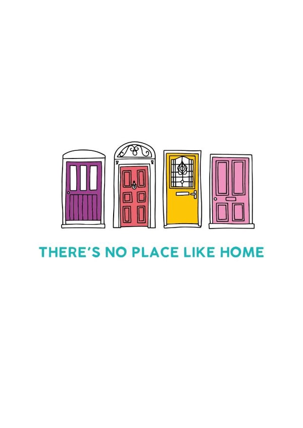 Pretty Front Door New Home Card - There's No Place Like Home created by Xoxo Designs by Ruth 