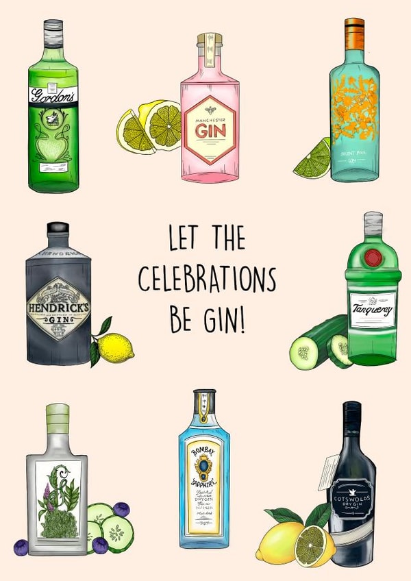 Let the celebrations be GIN! created by Poppy & Mabel