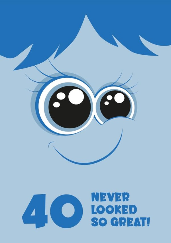 40 Never looked so great created by CD Design