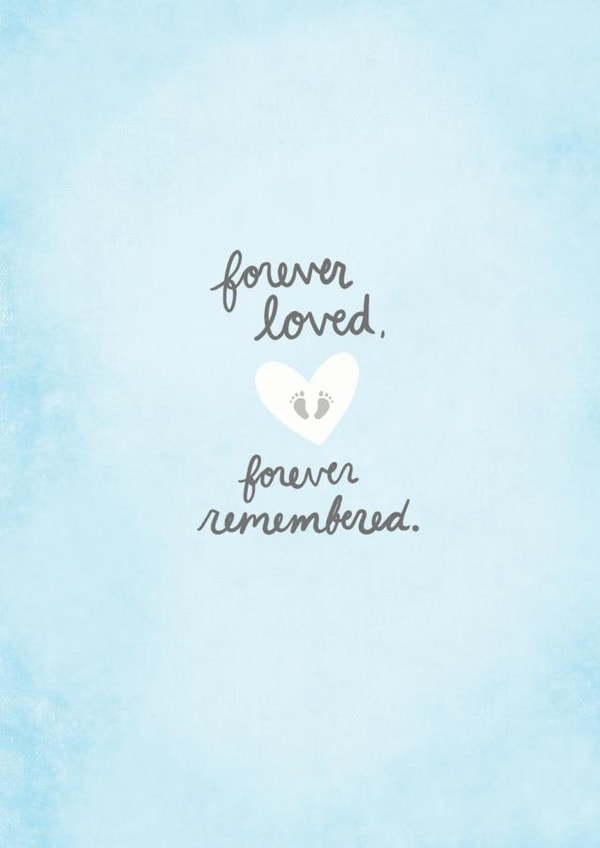 Baby Loss Sympathy Card created by Fox Card Co