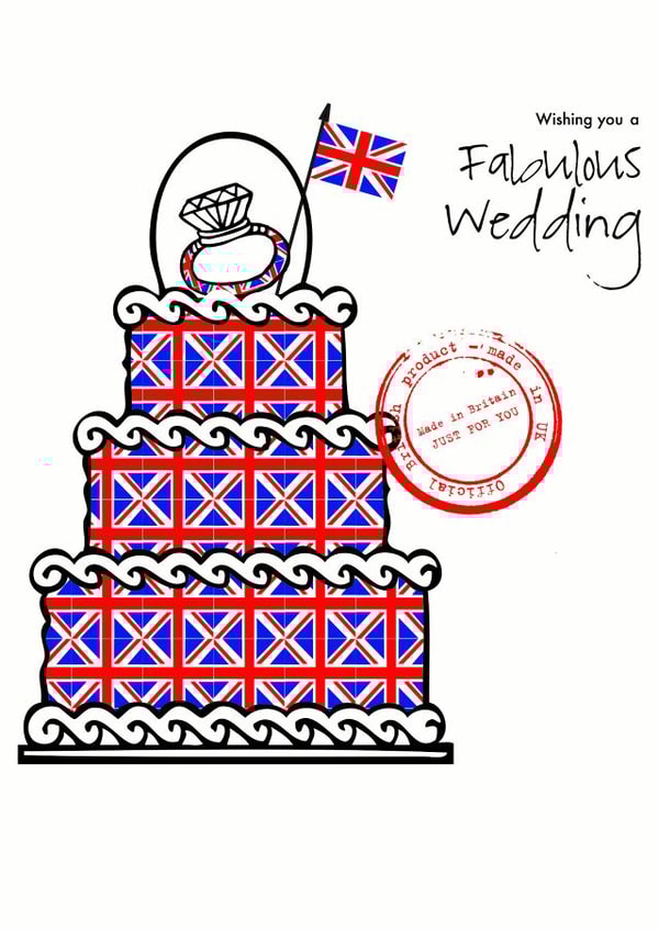 Wishing you a Fabulous Wedding created by Nicky Dawson