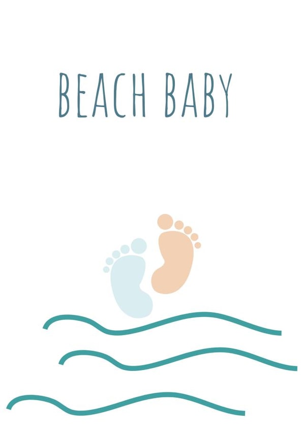 Beach Baby created by Sand and Seagull