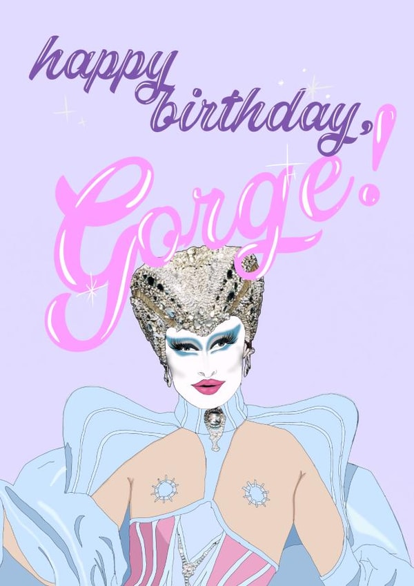 Gottmik’s gorge birthday wishes created by michaela