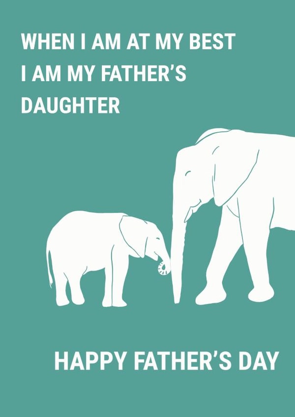 Father's Day Card, Cute and Heart felt Card created by Petals and Letters