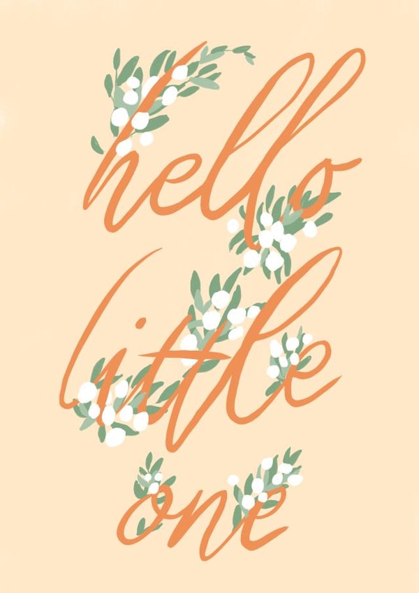 Hello Little One: New Baby created by Carla Ellis