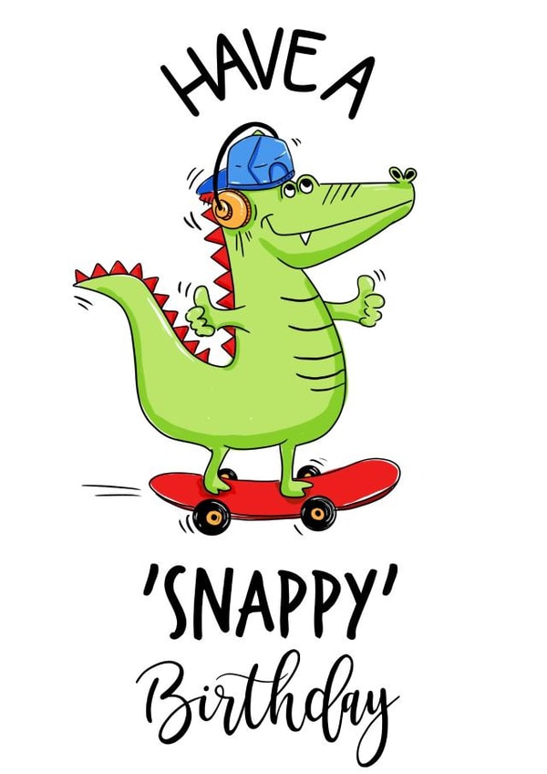 Snappy Birthday created by The Arty Apples Limited