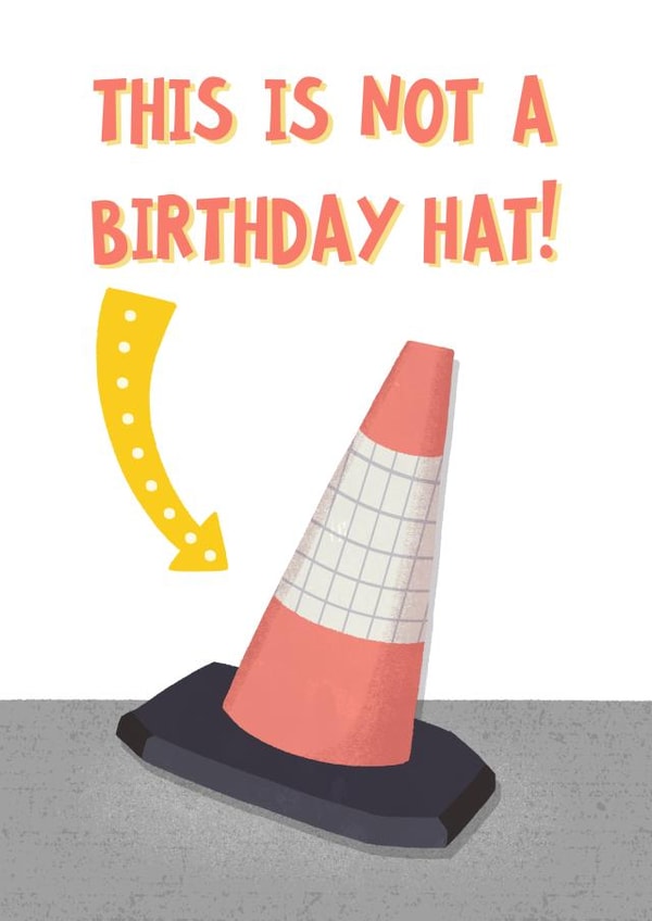 This Is Not A Birthday Hat created by Katherine Lynas