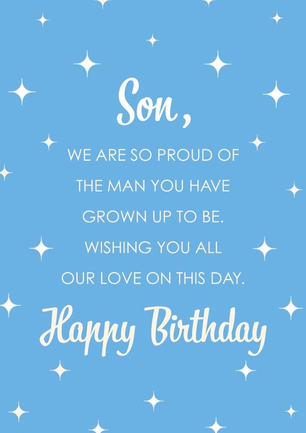 Classic Birthday Card - For Son - Heartfelt created by Kamiya Chirodian