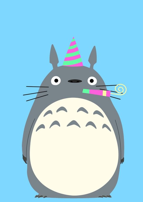Totoro Birthday created by Cat B Designs