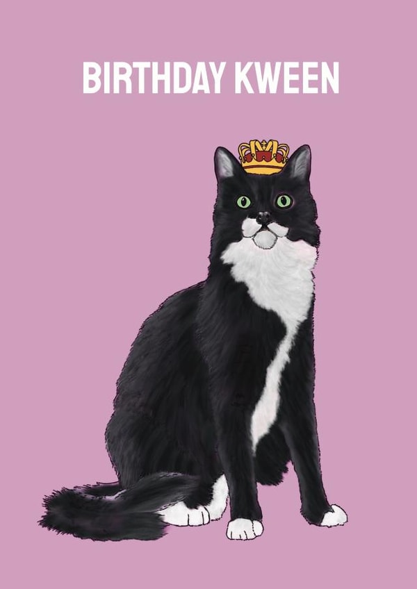Pink Birthday Kween Birthday Card created by Ashley Louise