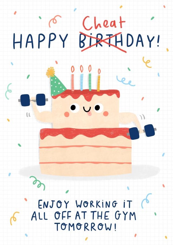 Happy Cheat Day! created by Jess Moorhouse