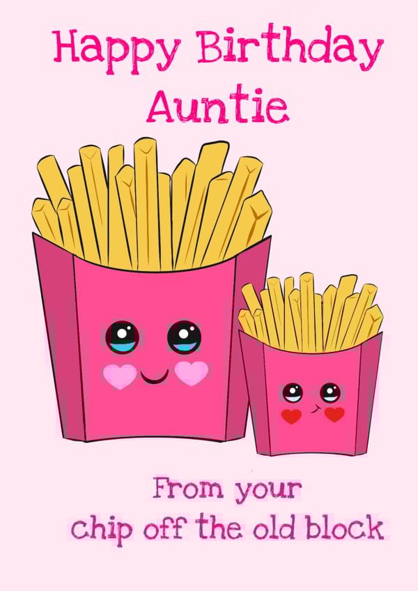 Happy Birthday Auntie created by Cutie McHootie