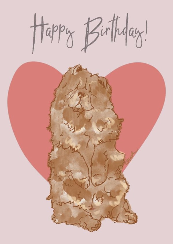 Happy Birthday from Chow Chow created by Dora's space
