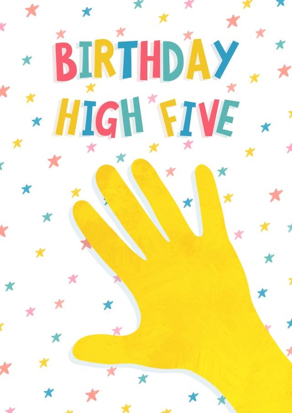 Birthday High Five created by Katherine Lynas