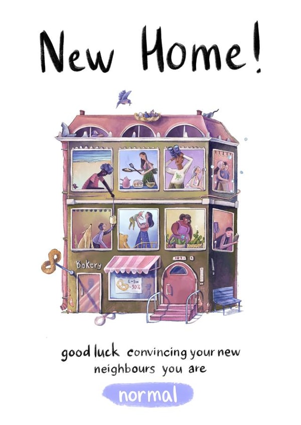 New home, New Neighbours created by Liza Burlutskaya