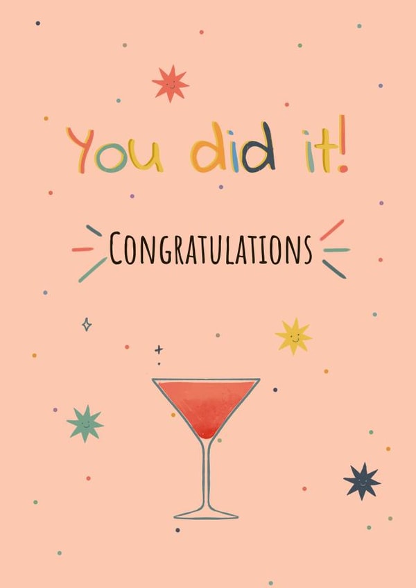 You did it! Congratulations card created by Kaytealogy 