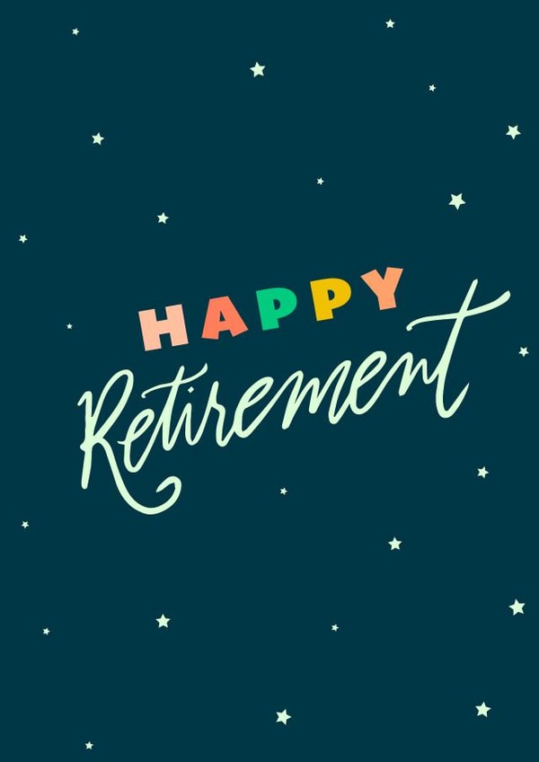 Happy Retirement Card created by Lea Velasquez