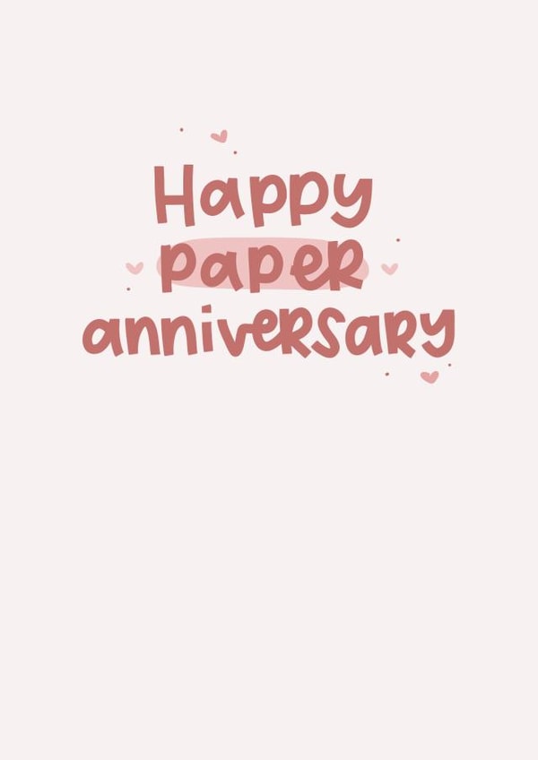 Celebrate a couples first paper wedding anniversary with this cute card. created by The Lyon's Den Graphics