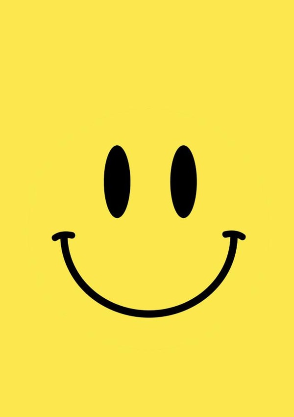 Smiley face Happy card created by tea please