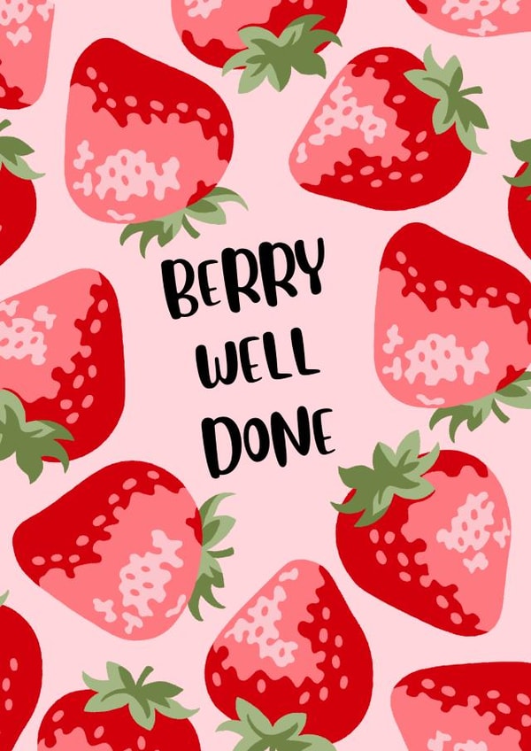 Berry Well Done  created by Paper Wishes Co