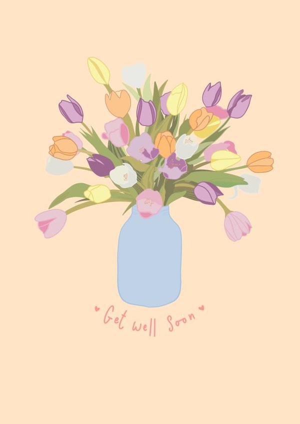 Get well soon card created by Lucy Hunt