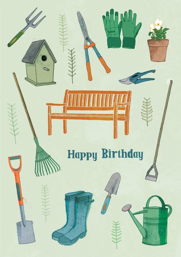 Birthday gardening created by Pencilface