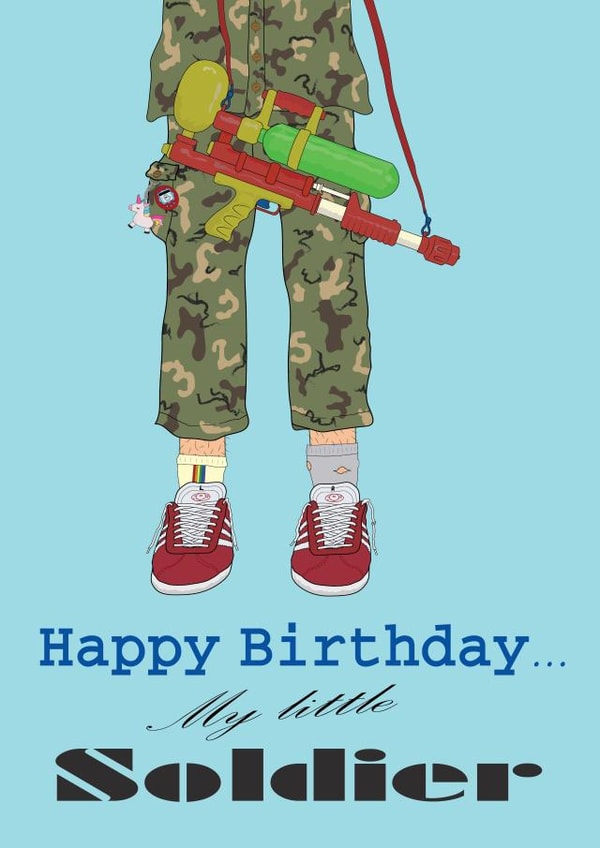 Happy Birthday My Little Soldier created by aob.designed