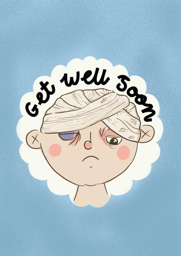 get well soon created by Jessica Bygrave
