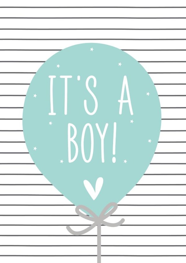 It's a Boy Card created by Hey Little Ginger