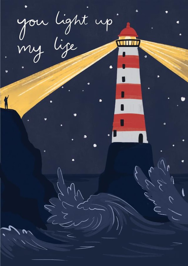 Lighthouse Anniversary Card created by Frankie Norman