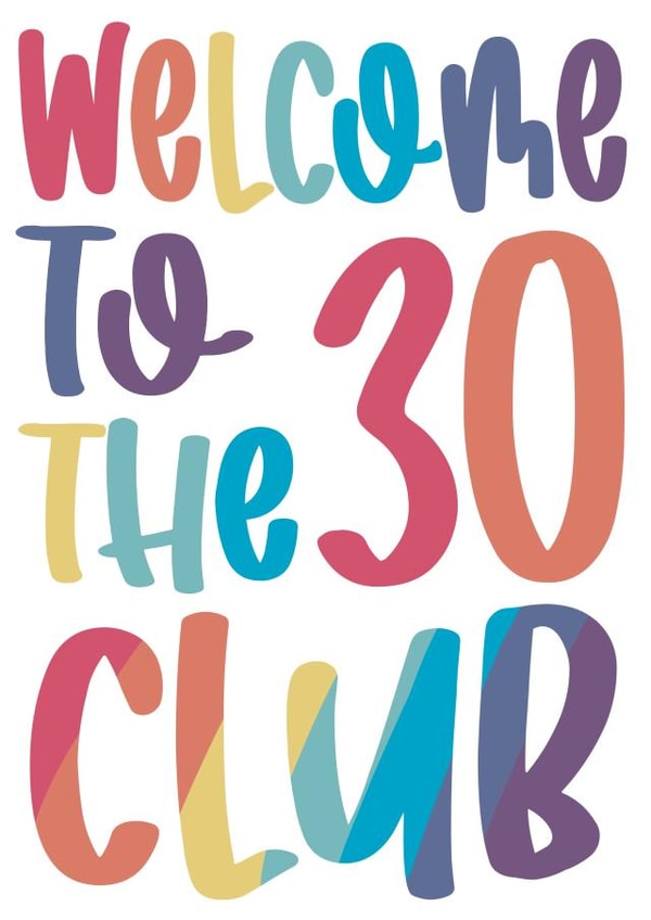 30th Birthday Card created by Cards by Becky