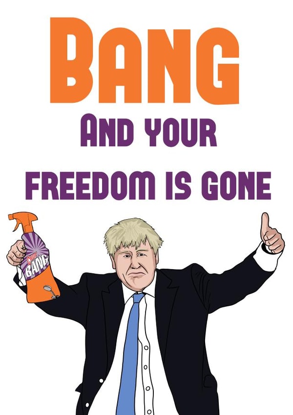 Lockdown birthday card 1002 created by Doublea