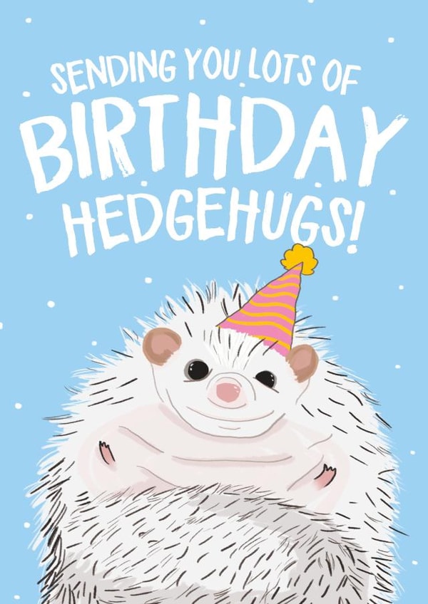 Birthday Hedgehugs created by Wild Card