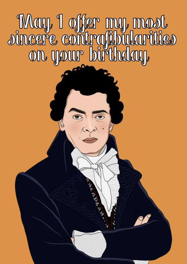 Blackadder birthday created by Lizzy B Draws.