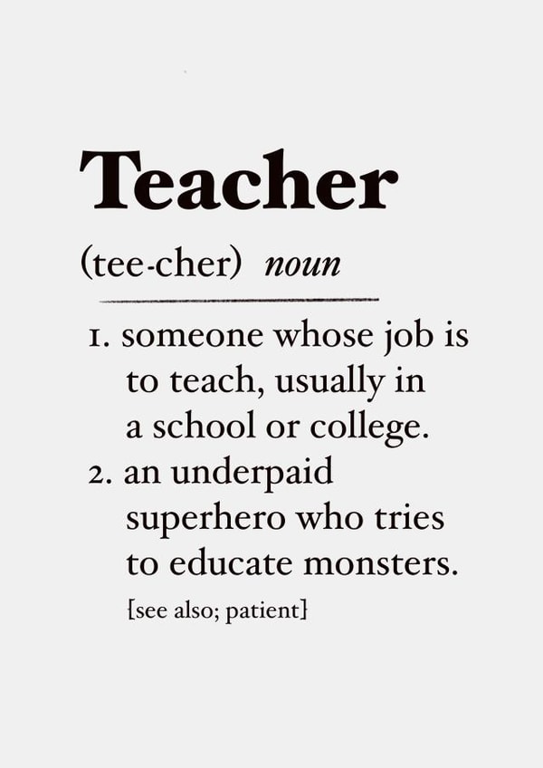 Teacher end of term or birthday card created by The Girl Next Draw Cards