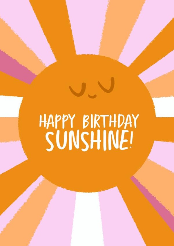 Happy Birthday Sunshine! created by Michelle Hird
