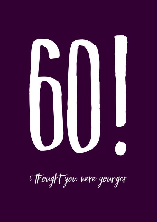 60 60th birthday creep cute family friend created by CreatedbyMe Sean