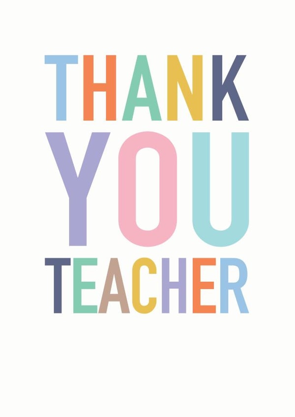 Thank You Teacher created by Studio 9