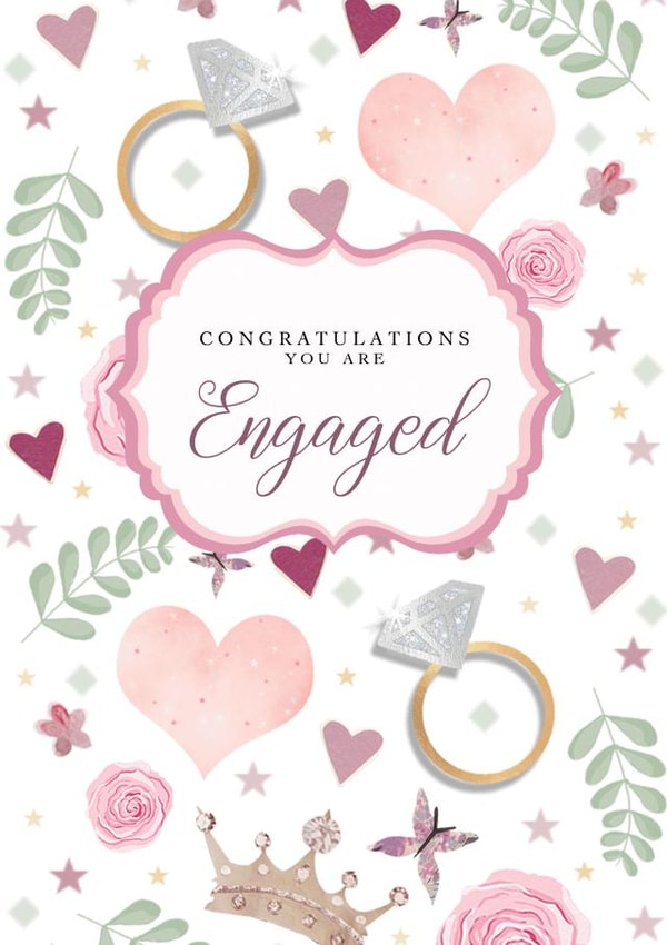 Congratulations on your Engagement created by Samantha Hart