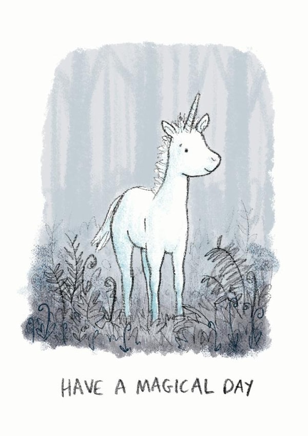 Have a Magical Day, Unicorn Card created by Chloe illustrates