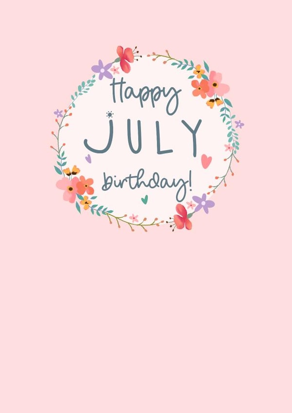 Happy July Birthday! created by Little Cat Creates