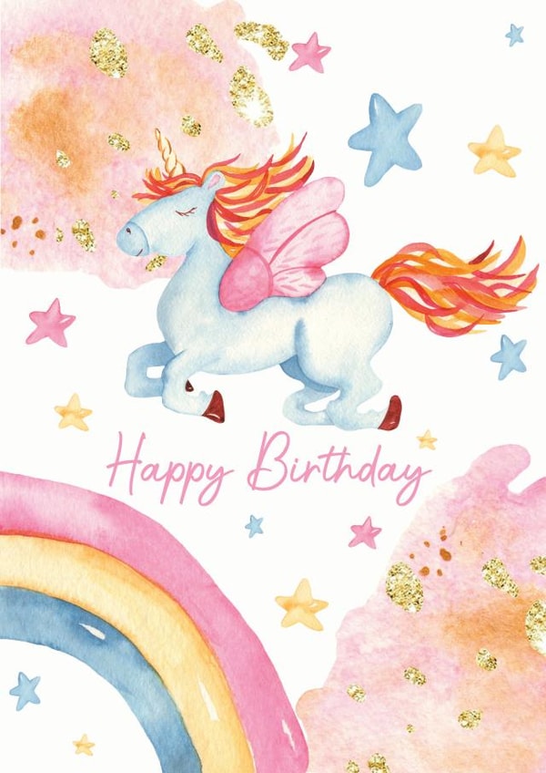 Unicorn Dreams, Birthday Card created by Hannah