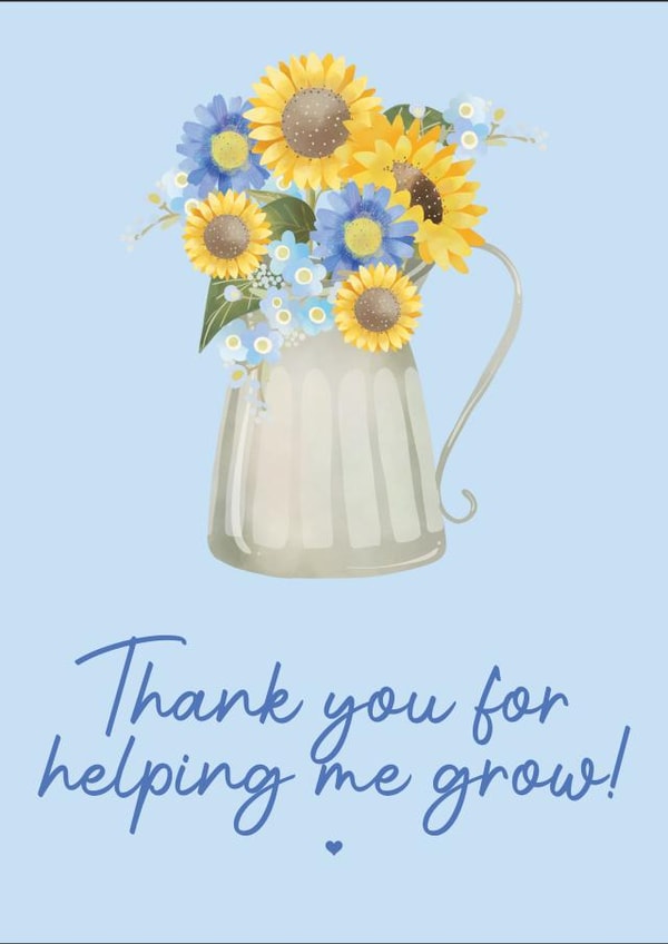 Sunflower Thank You Card created by Hannah