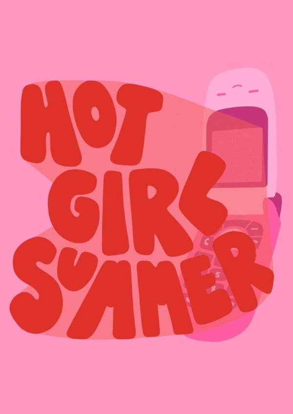 Hot Girl Summer Card created by Jodi Feddon