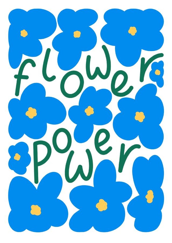 Flower Power Card created by Jodi Feddon